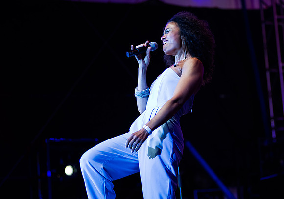 Amel Larrieux - Damrosch Park Bandshell Lincoln Center - NYC - 2014
