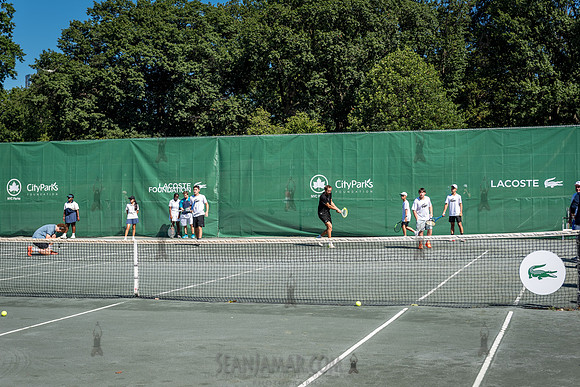 CPF Play - Lacoste Foundation Tennis Clinic - Central Park Tenni
