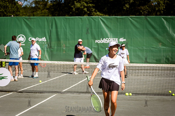 CPF Play - Lacoste Foundation Tennis Clinic - Central Park Tenni