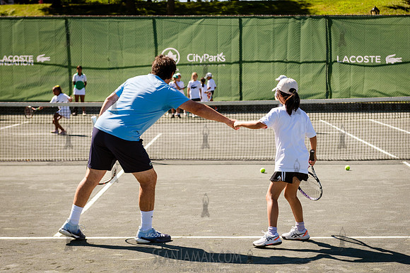 CPF Play - Lacoste Foundation Tennis Clinic - Central Park Tenni