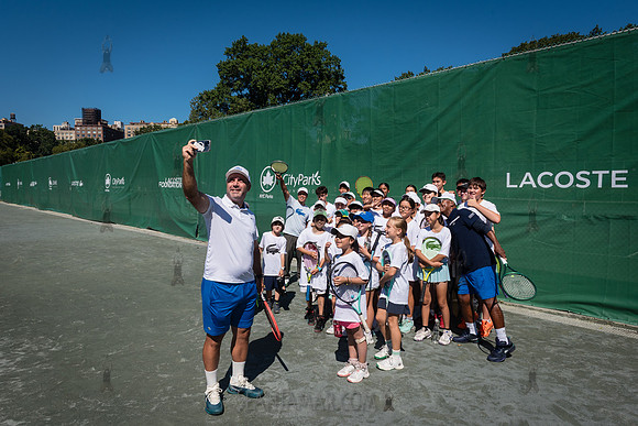 CPF Play - Lacoste Foundation Tennis Clinic - Central Park Tenni