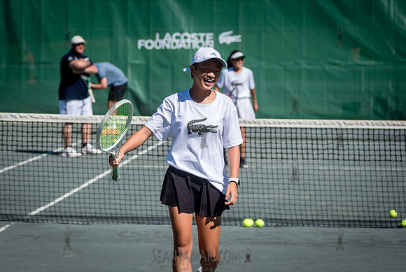 CPF Play - Lacoste Foundation Tennis Clinic - Central Park Tenni