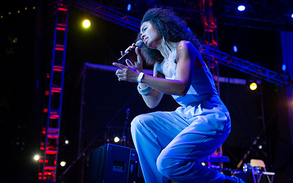 Amel Larrieux - Damrosch Park Bandshell Lincoln Center - NYC - 2014
