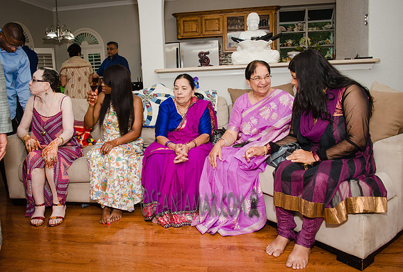 Khyaati and Joshua Ganesh Pooja - The Morar Home - Weatherford TX - 2017