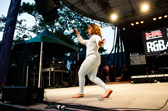 WBLS 6th Annual R&B Fest - Erica Campbell - Rumesey Playfield Central Park - NYC - 2014