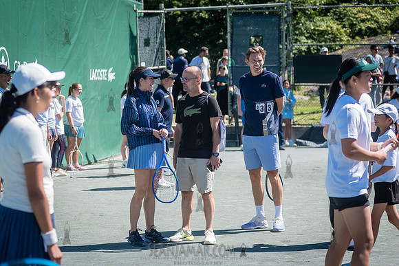 CPF Play - Lacoste Foundation Tennis Clinic - Central Park Tenni