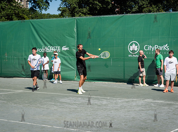 CPF Play - Lacoste Foundation Tennis Clinic - Central Park Tenni