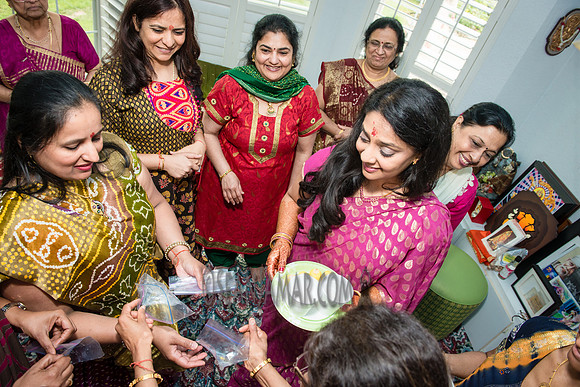 Khyaati and Joshua Ganesh Pooja - The Morar Home - Weatherford TX - 2017