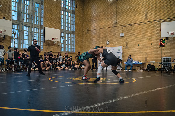 PSAL Girls Team Wrestling Championship - Grover Cleveland HS - N