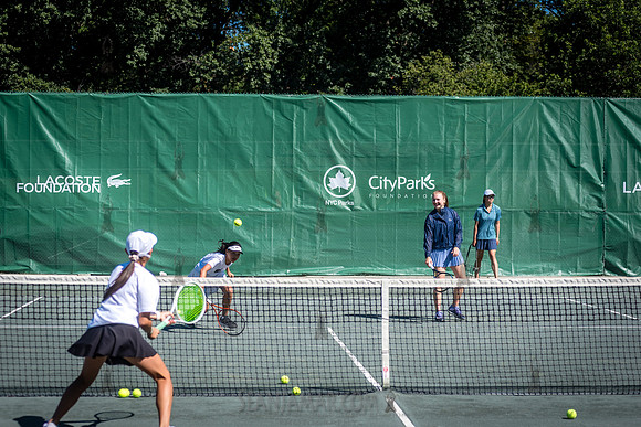 CPF Play - Lacoste Foundation Tennis Clinic - Central Park Tenni