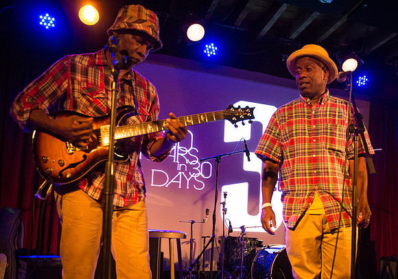 Living Colour's Vernon Reid & Corey Glover - BRC 30th Anniversary Kick Off Party - The Bell House - Brooklyn - 2015