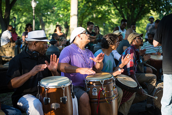 Chaka Chocolate Drum Circle - Central Park - NYC -2015