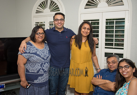 Khyaati and Joshua Ganesh Pooja - The Morar Home - Weatherford TX - 2017