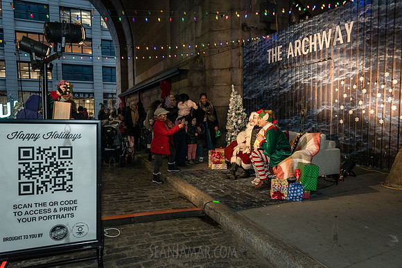 DID Christmas Tree Lighting - Dumbo Archway - NYC - 2024
