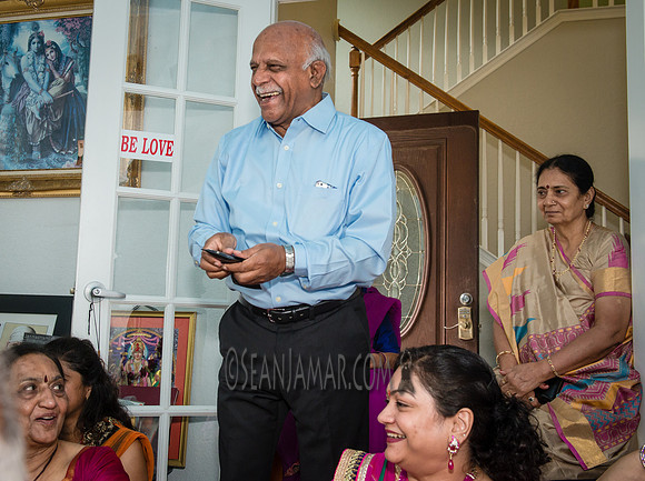 Khyaati and Joshua Ganesh Pooja - The Morar Home - Weatherford TX - 2017