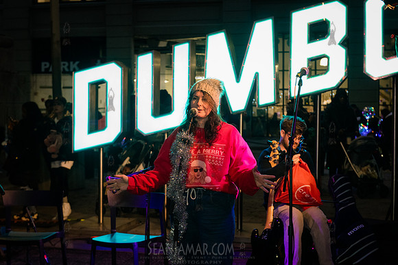 DID Christmas Tree Lighting - Dumbo Archway - NYC - 2024