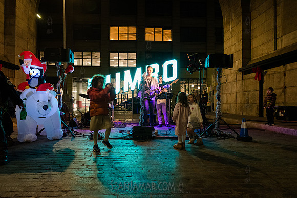 DID Christmas Tree Lighting - Dumbo Archway - NYC - 2024