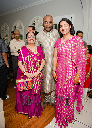 Khyaati and Joshua Ganesh Pooja - The Morar Home - Weatherford TX - 2017