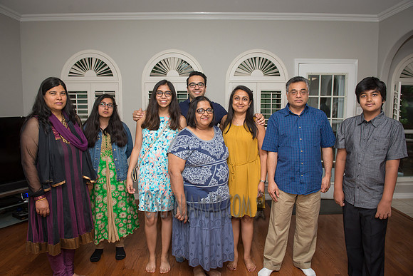 Khyaati and Joshua Ganesh Pooja - The Morar Home - Weatherford TX - 2017