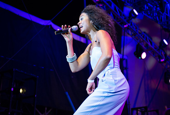 Amel Larrieux - Damrosch Park Bandshell Lincoln Center - NYC - 2014