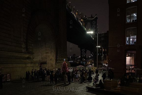 DID Christmas Tree Lighting - Dumbo Archway - NYC - 2024