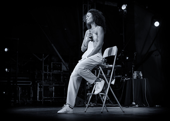 Amel Larrieux - Damrosch Park Bandshell Lincoln Center - NYC - 2014