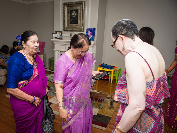 Khyaati and Joshua Ganesh Pooja - The Morar Home - Weatherford TX - 2017