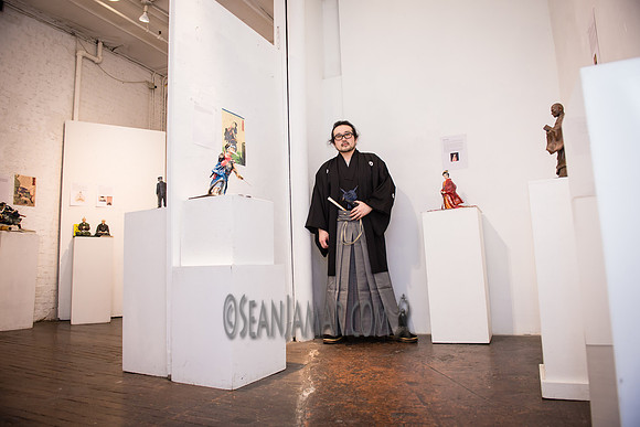 Makoto Kaneko - Samarai War Cry - Ward Nasse Gallery - SoHo NYC - 2017