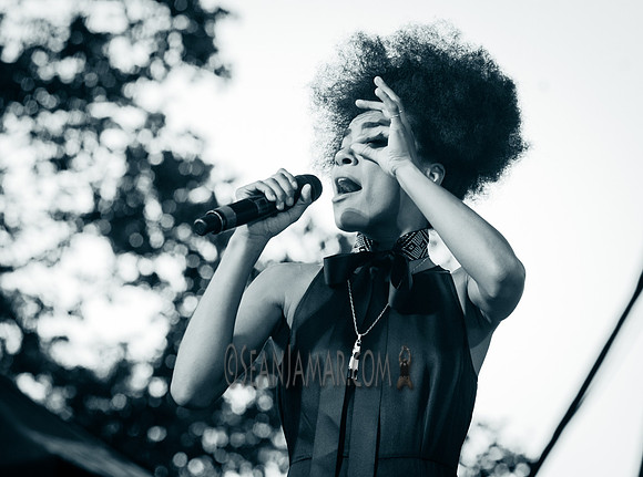 Igmar Thomas & The Revive Band f/ Esperanza Spalding - Rumsey Playfield - Central Park NYC - 2016