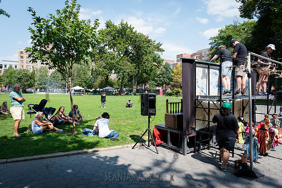CPF Puppet Mobile - Cinderella Samba - Marcus Garvey Park - NYC