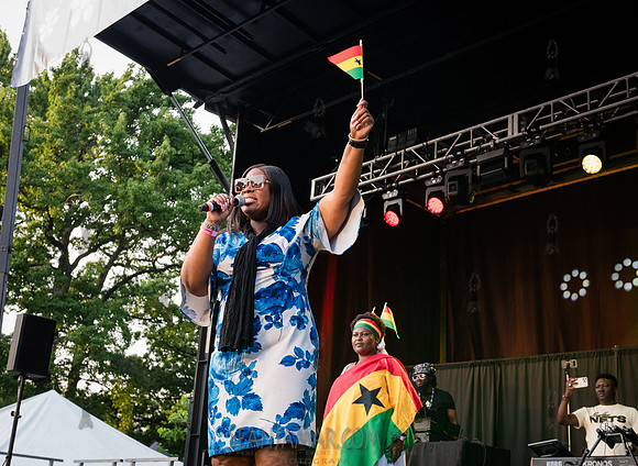 Vanessa L Gibson - NYC SummerStage - GhanaFest NY - Crotona Park