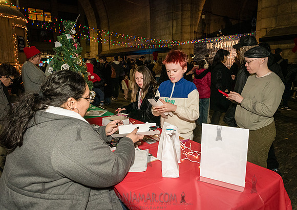DID Christmas Tree Lighting - Dumbo Archway - NYC - 2024