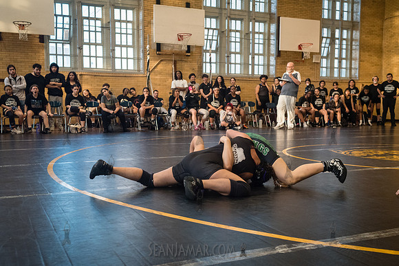 PSAL Girls Team Wrestling Championship - Grover Cleveland HS - N
