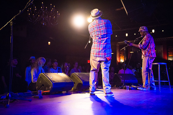 Living Colour's Vernon Reid & Corey Glover - BRC 30th Anniversary Kick Off Party - The Bell House - Brooklyn - 2015