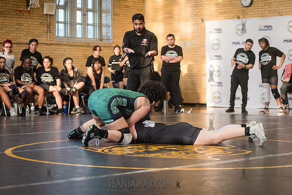 PSAL Girls Team Wrestling Championship - Grover Cleveland HS - N