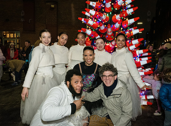 DID Christmas Tree Lighting - Dumbo Archway - NYC - 2024