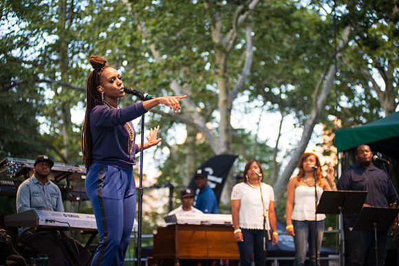 WBLS 6th Annual R&B Fest - Joi Starr - Rumesey Playfield Central Park - NYC - 2014