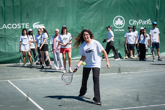 CPF Play - Lacoste Foundation Tennis Clinic - Central Park Tenni