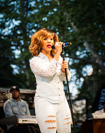 WBLS 6th Annual R&B Fest - Erica Campbell - Rumesey Playfield Central Park - NYC - 2014
