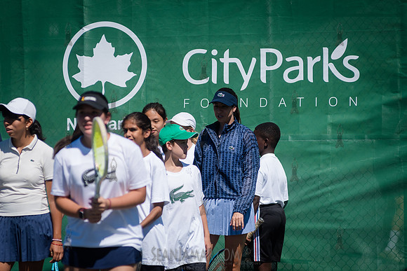 CPF Play - Lacoste Foundation Tennis Clinic - Central Park Tenni