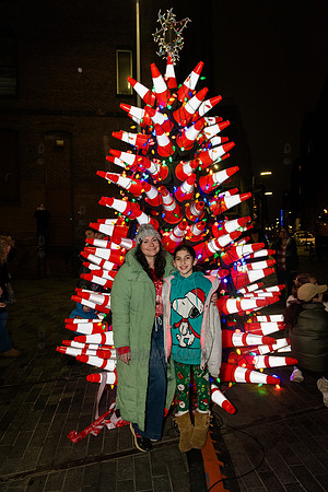 DID Christmas Tree Lighting - Dumbo Archway - NYC - 2024