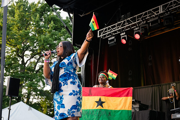 Vanessa L Gibson - NYC SummerStage - GhanaFest NY - Crotona Park