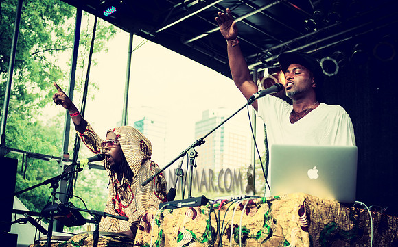 Shabazz Palaces - Afropunk Festival - Commodore Barry Park - BK USA - 2014