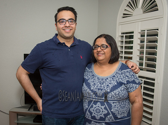 Khyaati and Joshua Ganesh Pooja - The Morar Home - Weatherford TX - 2017