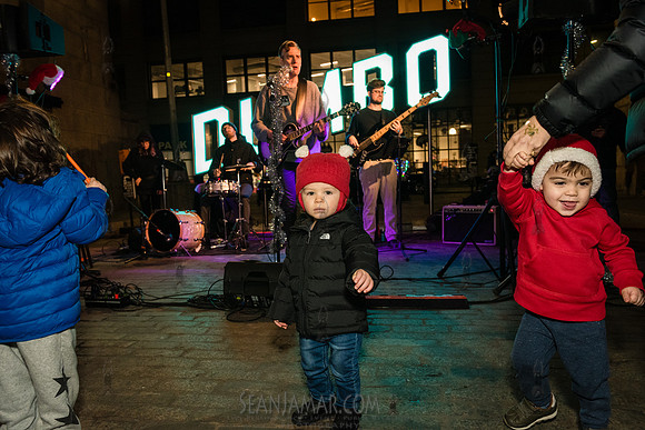 DID Christmas Tree Lighting - Dumbo Archway - NYC - 2024