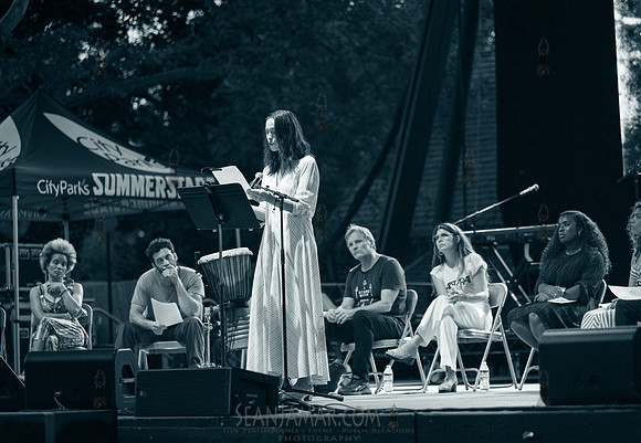 Rebecca Hall - Voices of A People’s History - Rumsey Playfield Central Park - NYC - 2018