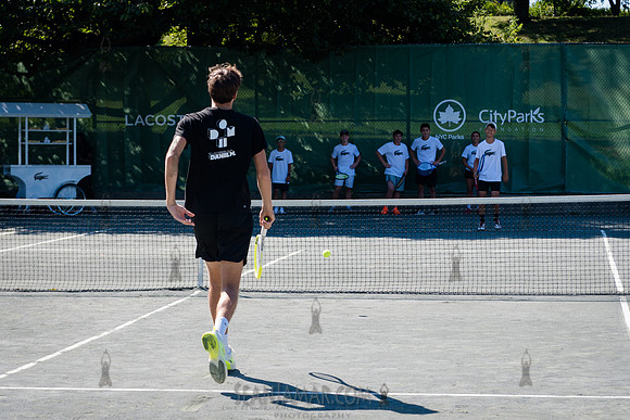 CPF Play - Lacoste Foundation Tennis Clinic - Central Park Tenni