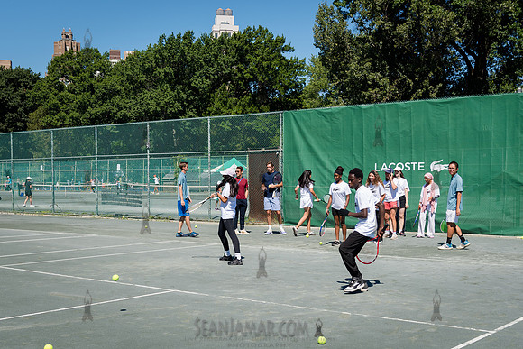 CPF Play - Lacoste Foundation Tennis Clinic - Central Park Tenni