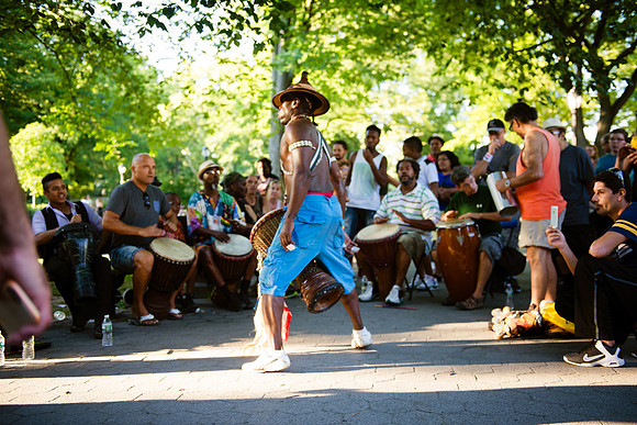 Chaka Chocolate Drum Circle - Central Park - NYC -2015