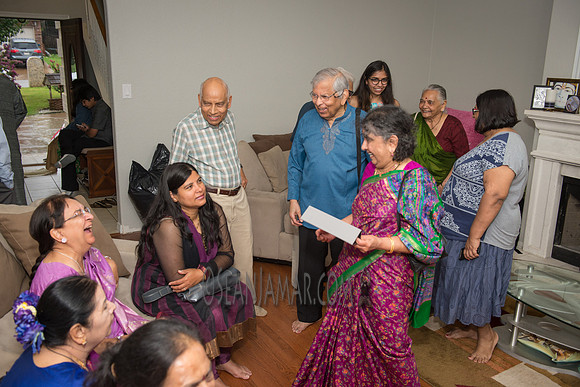 Khyaati and Joshua Ganesh Pooja - The Morar Home - Weatherford TX - 2017